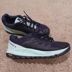 Merrell Q Form 2 Trail Running Shoes - Black & Mint Womens Size 8.5